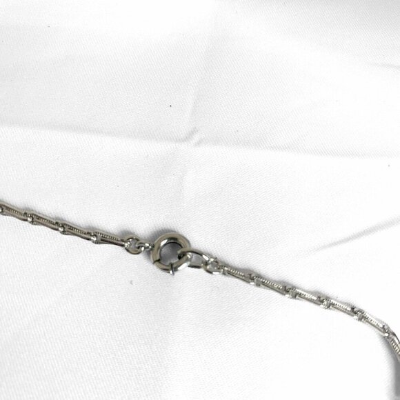 Vintage Art Deco LIND GAL Sterling Silver 16 Inch Necklace - Picture 4 of 10